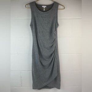 Leith Gray Ruched Bodycon Dress, Medium